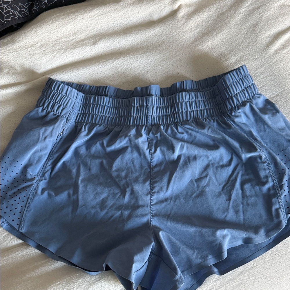 Athleta Light Blue Athletic Shorts